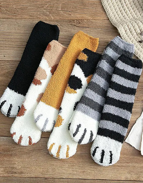 Load image into Gallery viewer, Paw Print Socks
