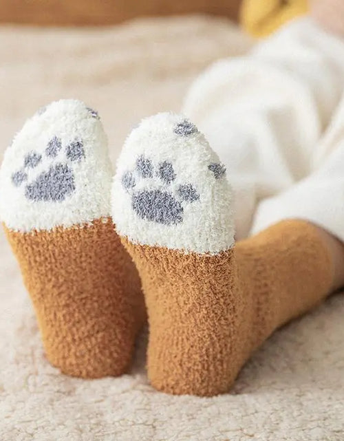 Load image into Gallery viewer, Paw Print Socks
