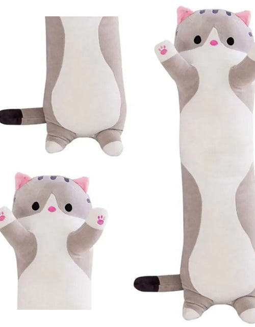 Load image into Gallery viewer, Cat Cuddly Toy Side Sleeper Pillow Children Plush Toy Cat Cushion Decorative Kitten Cute Plush Stuffed Toys Cute Gifts
