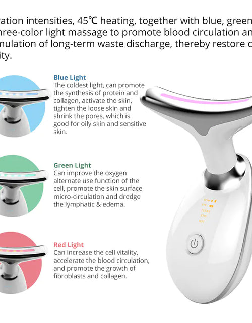 Load image into Gallery viewer, Microcurrent Face and Neck Massager
