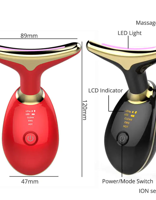 Load image into Gallery viewer, Microcurrent Face and Neck Massager
